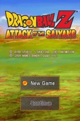 Dragon Ball Z - Attack of the Saiyans (USA) (En,Fr) screen shot title